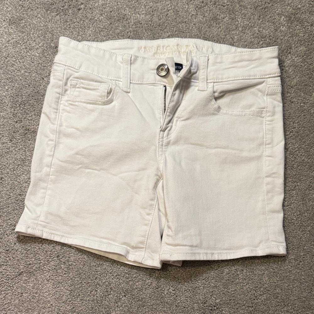 American Eagle Outfitters White Jean Shorts